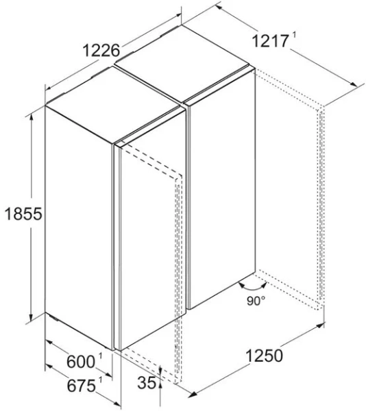 Холодильник Liebherr XRF 5220 Plus NoFrost купить в Москве