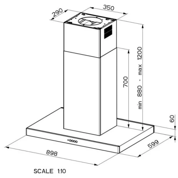 Вытяжка Faber STILO COMFORT ISOLA X A90 купить в Москве
