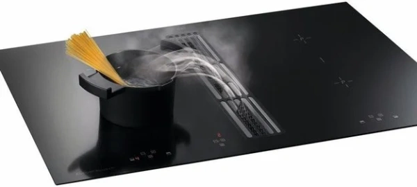 Варочная панель с вытяжкой Kuppersbusch KMI 9800.0 SR Stainless Steel купить в Москве с доставкой
