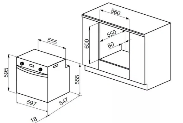Духовой шкаф Korting OKB 9123 CMGN купить в Москве
