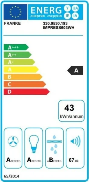 Вытяжка Franke IMPRESS 603 WH купить в Москве
